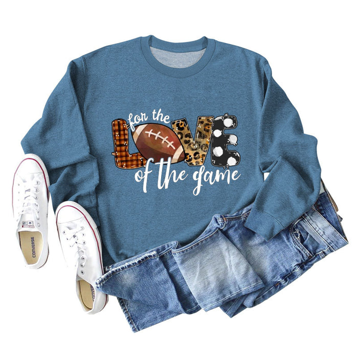 Blue sweater (white color picture) / S