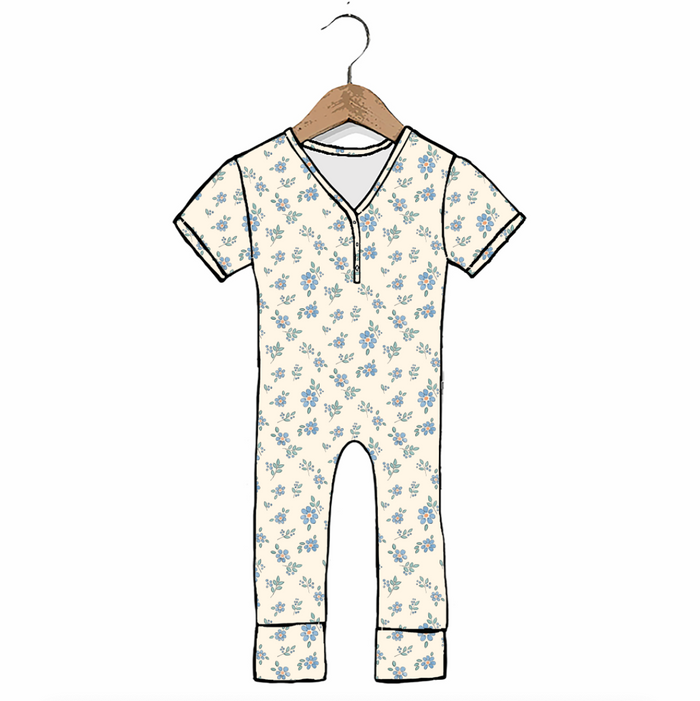 Forget Me Not At Your Leisure Adult Short Long Romper Luxe Edition | Cotton Bamboo Blend