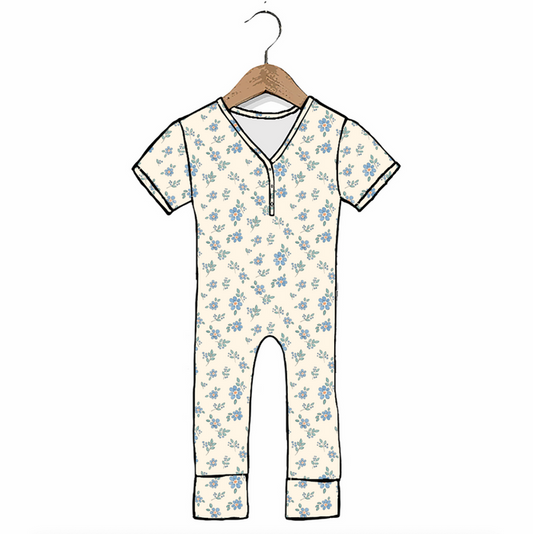 Forget Me Not At Your Leisure Adult Short Long Romper Luxe Edition | Cotton Bamboo Blend