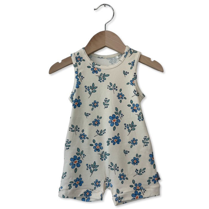 Forget Me Not Sleeveless Shorty Romper Luxe Edition | Cotton Bamboo Blend