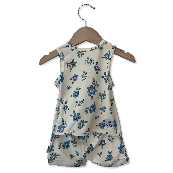 Forget Me Not Sleeveless Shorty Romper Luxe Edition | Cotton Bamboo Blend