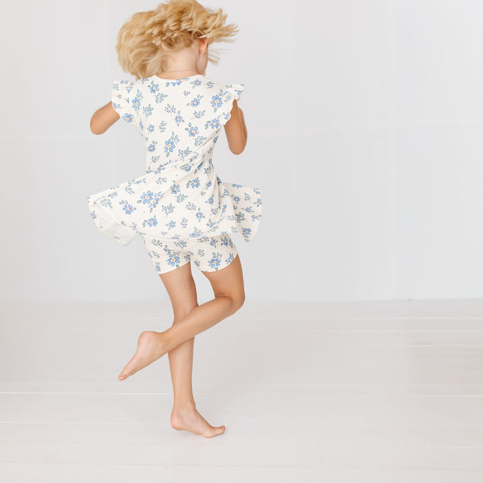 Forget Me Not Twirl Dress & Shorts Toddler