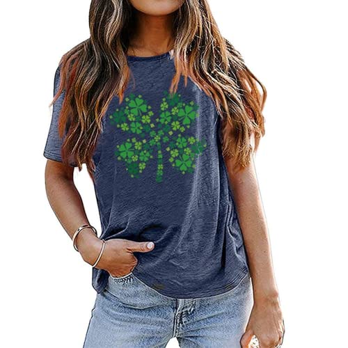 Four Leaf Clover Shirt Women 4 Leaf Lucky St Patricks Day T-Shirt