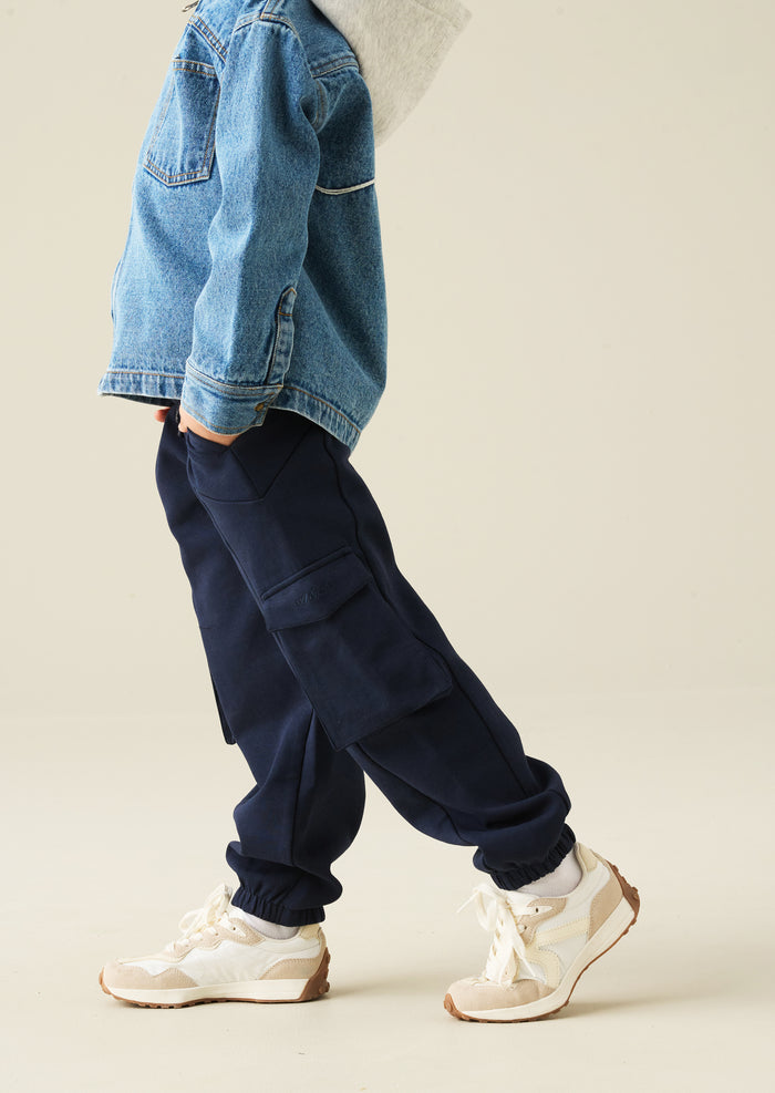 Frank Navy Panelled Jogger