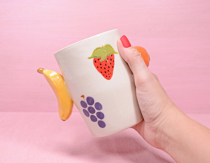 Fruit Handle Vase