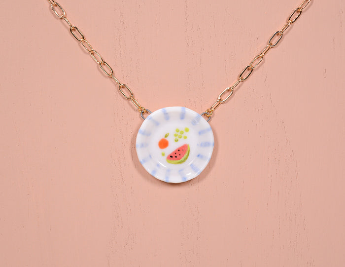 Fruit Plate Necklace