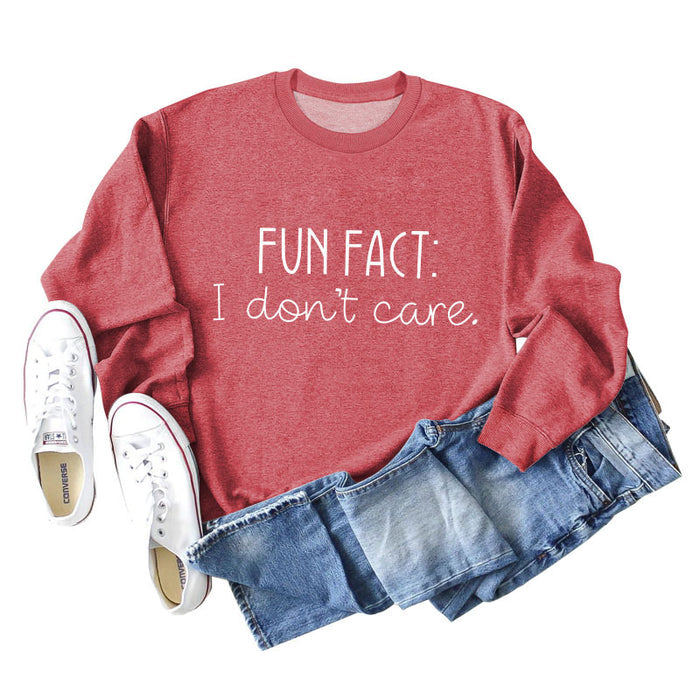 Red sweater (white font) / S