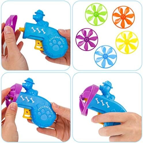 Fun Levels of Interactive Play Cat Toys with 5 Colors Flying Propellers Cat Toys Pet Clever