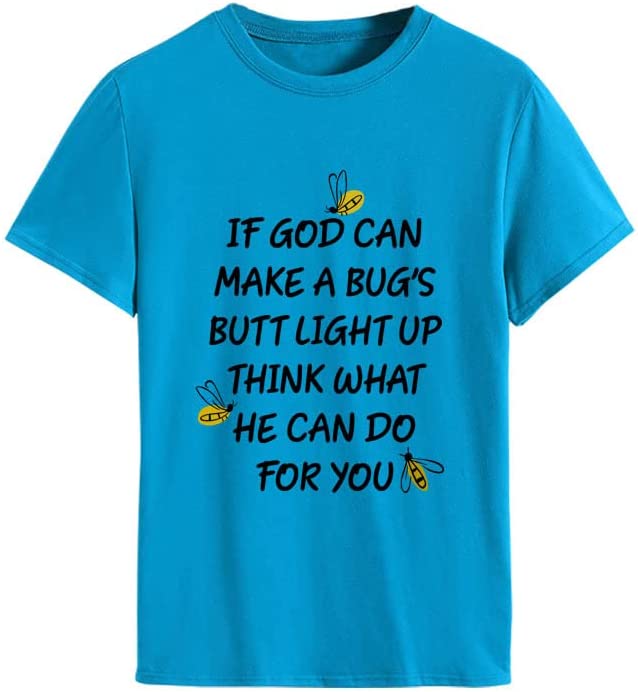 Funny Christian Shirt Women Christian Lightning Bug Shirt Gifts for Her