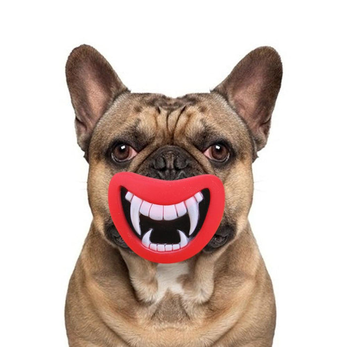 Funny Devil's Lip Squeaky Dog Toy Toys Pet Clever