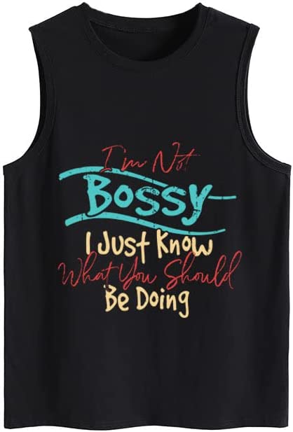 Funny Shirts for Wife Women I'm Not Bossy I Just Know What You Should Be Doing Tees Tops