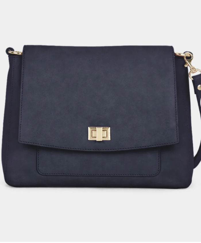 GABEE - Meranda leather flap shoulder bag