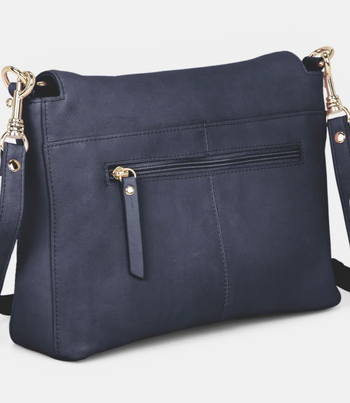 GABEE - Meranda leather flap shoulder bag