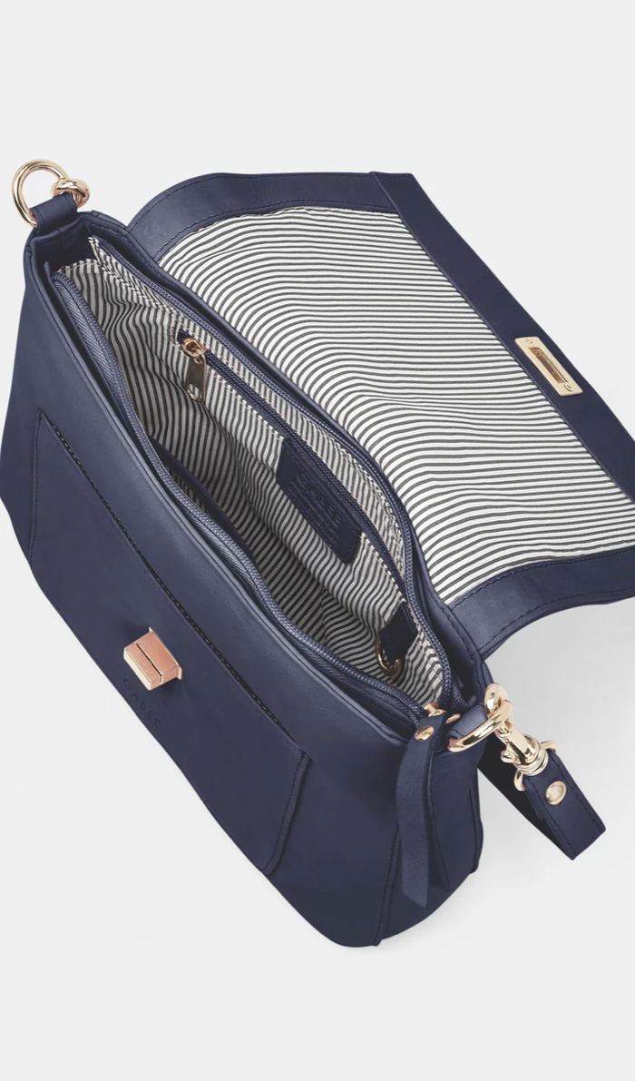 GABEE - Meranda leather flap shoulder bag