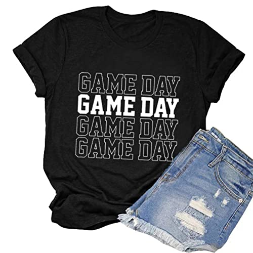 Game Day Shirt for Women Cute Graphic Shirt
