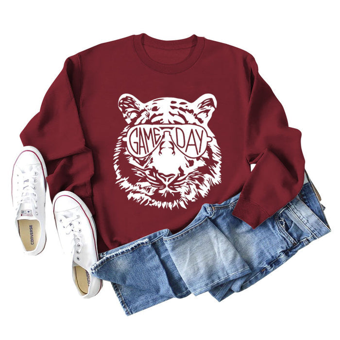 Wine red sweater (white color picture) / S