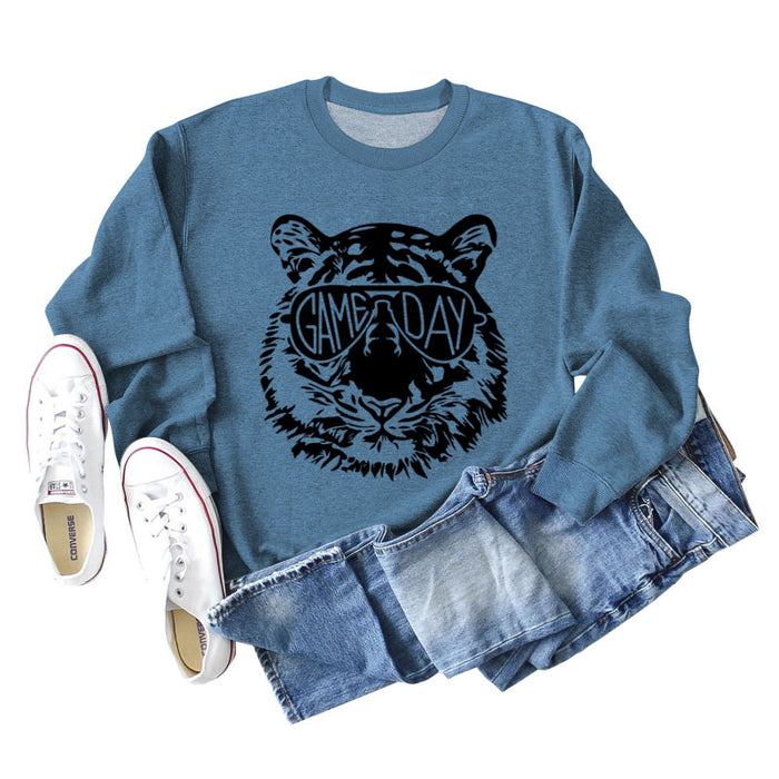 Blue sweater (black color picture) / S