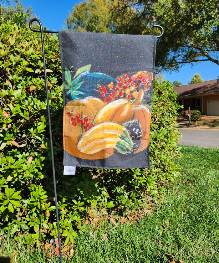 Garden Flags - Gourds & Bittersweet