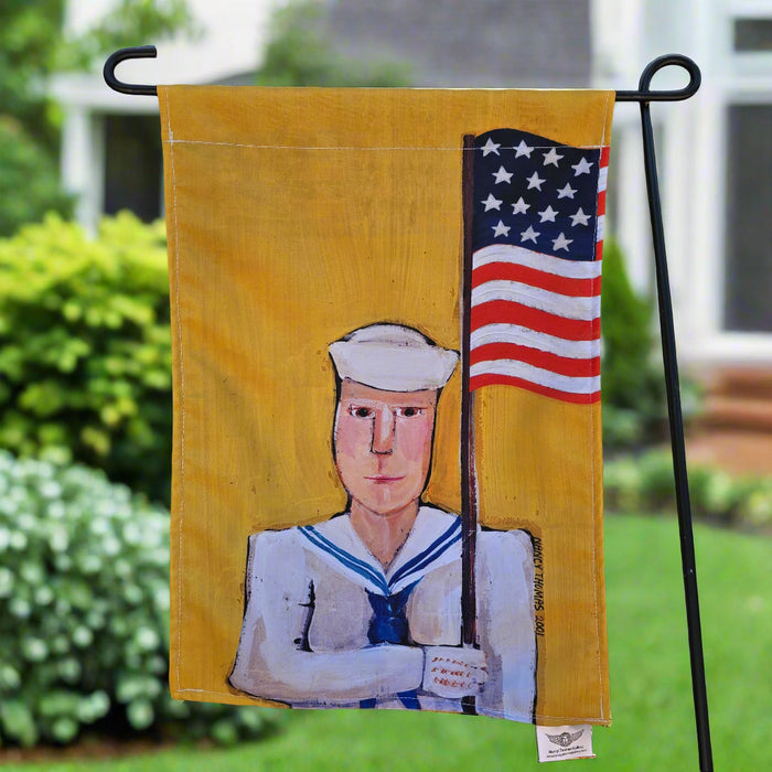 Garden Flags - Sailor & Flag