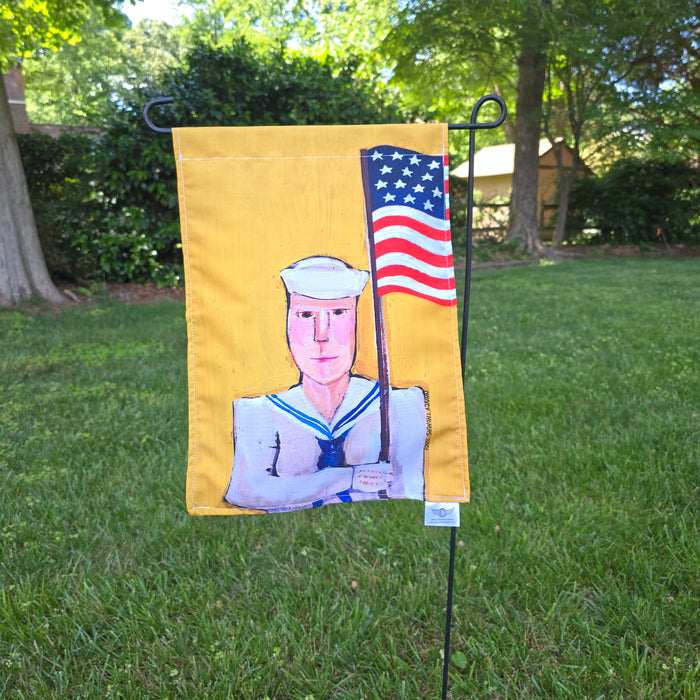 Garden Flags - Sailor & Flag