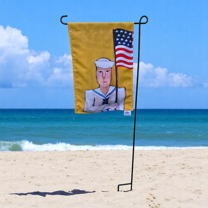 Garden Flags - Sailor & Flag