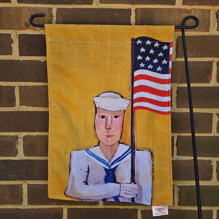 Garden Flags - Sailor & Flag