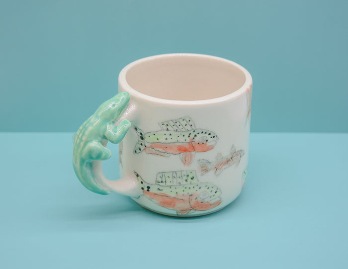 Gator Handle and Fish Mug #2