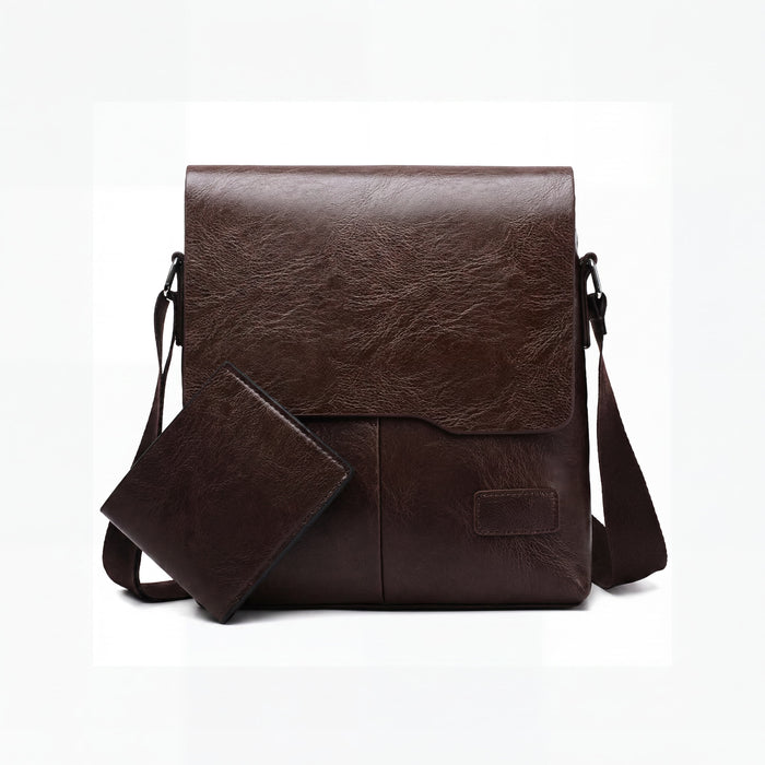 Genuine Leather Men's Shoulder Bag Canada | Parcel Theory
