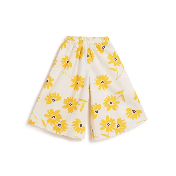 Girls Floral Printed Relaxed Trousers