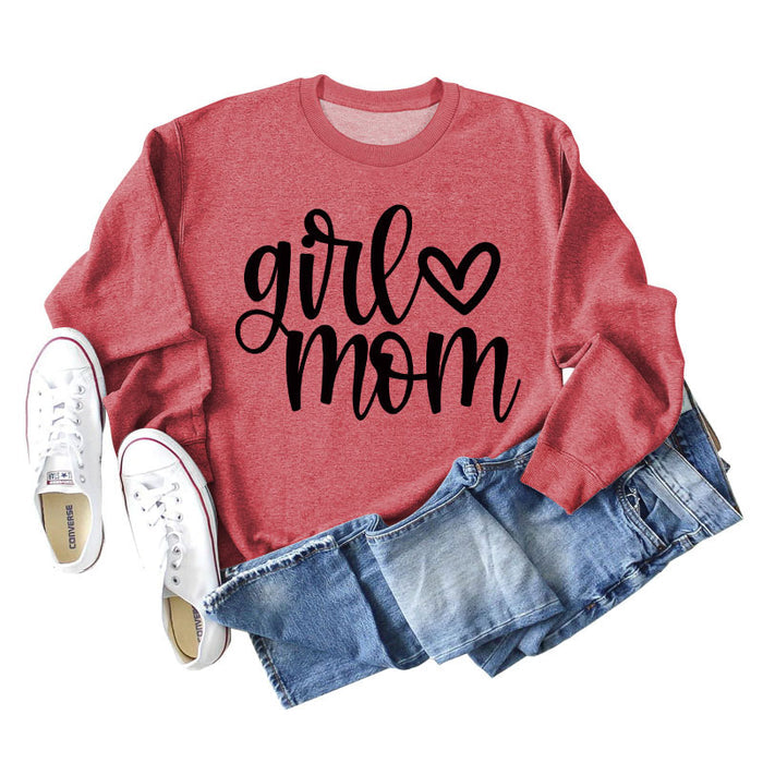 Red sweater (black font) / S