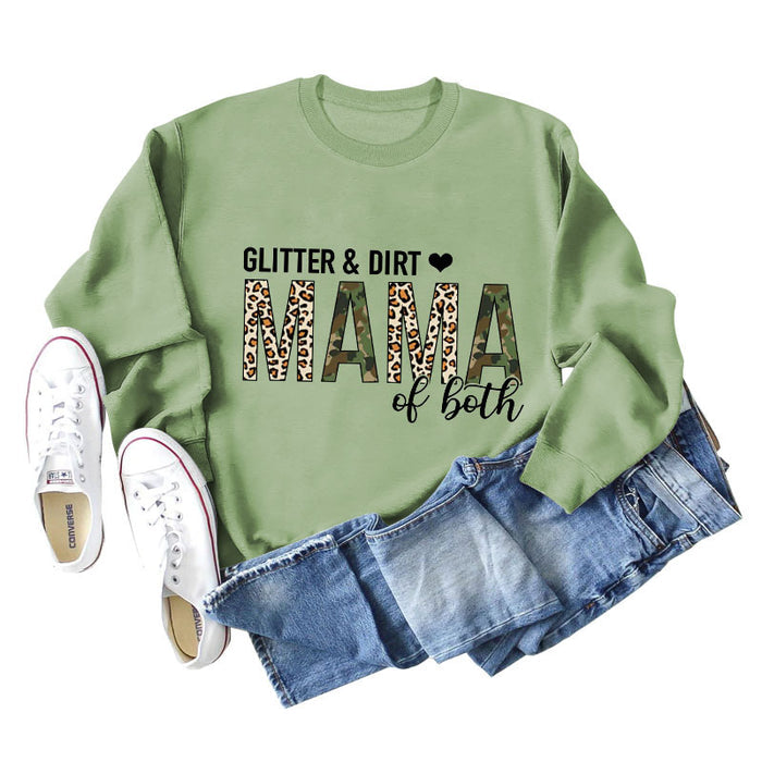 Olive green sweater (black color picture) / S