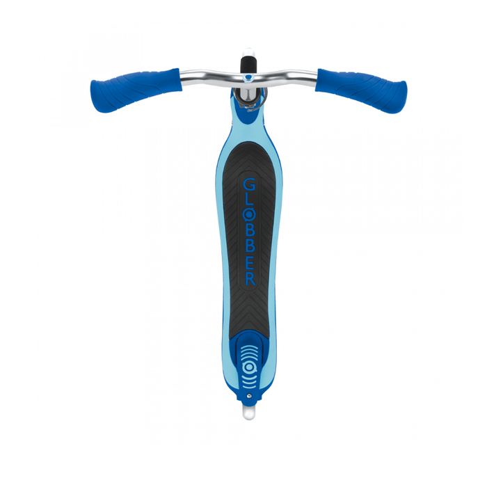 Globber FLOW 125 Wcooter with Light Up Wheels - Navy Blue