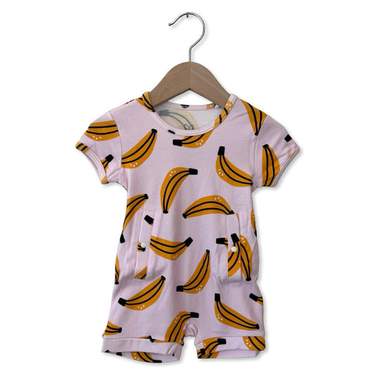 Go Bananas Adaptive Tube Access Shorty Romper Luxe Edition | Cotton Bamboo Blend