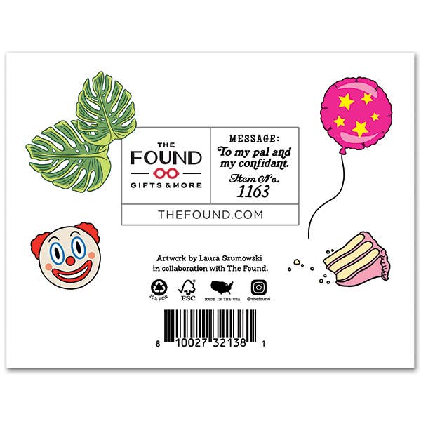 Product packaging with colorful illustrations and branding on a white background