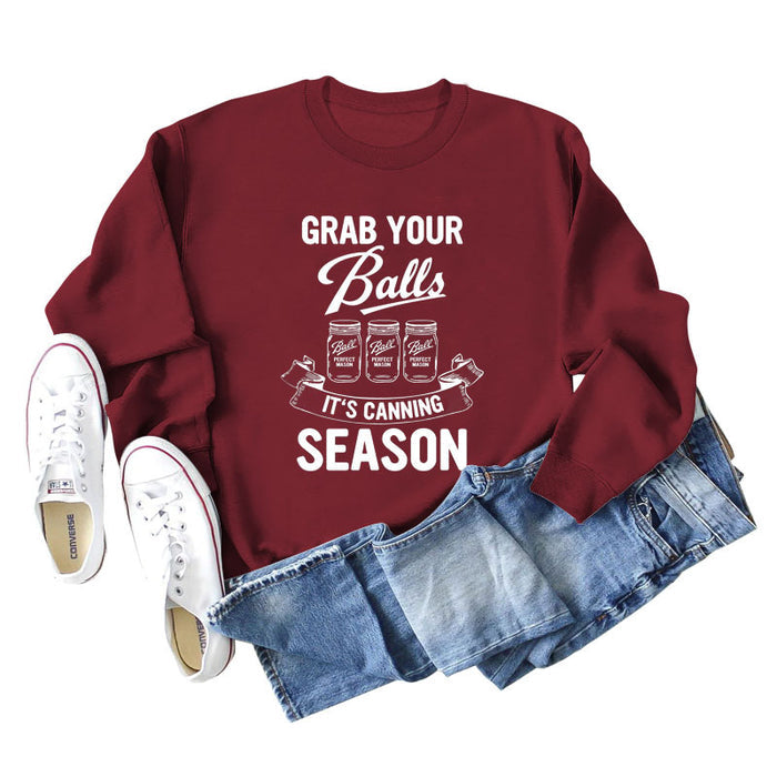 Wine red sweater (white color picture) / S