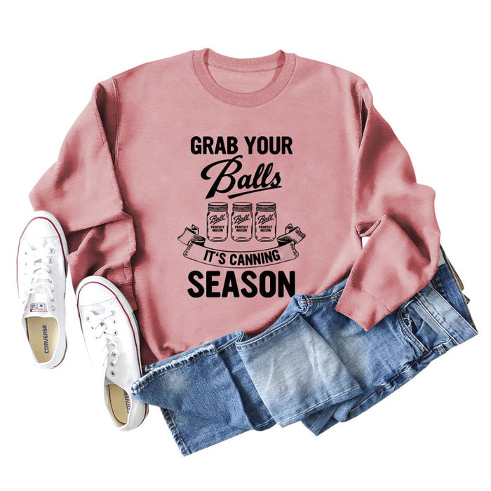 Rose gold sweater (black word color picture) / S