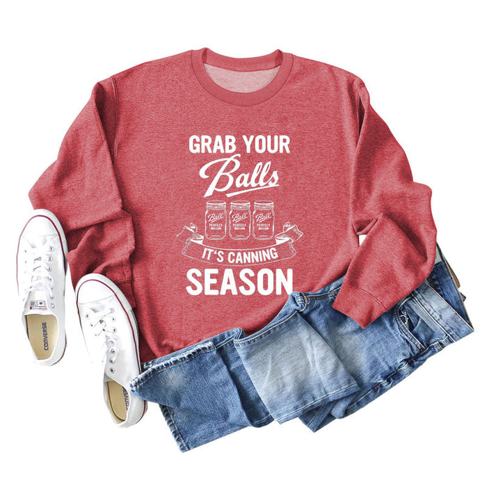 Red sweater (white color picture) / S