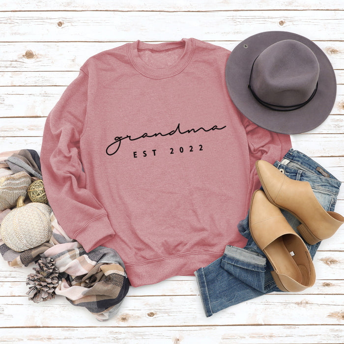 Rose gold sweater (black font) / S