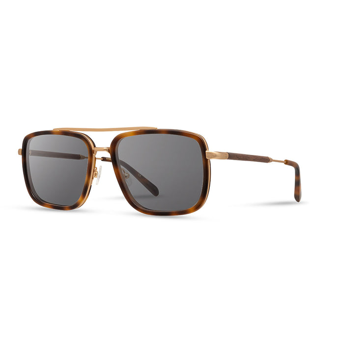 Grant: Matte Brindle & Matte Gold // Walnut - Grey