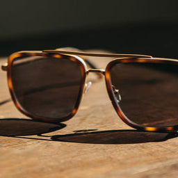 Grant: Matte Brindle & Matte Gold // Walnut - Grey