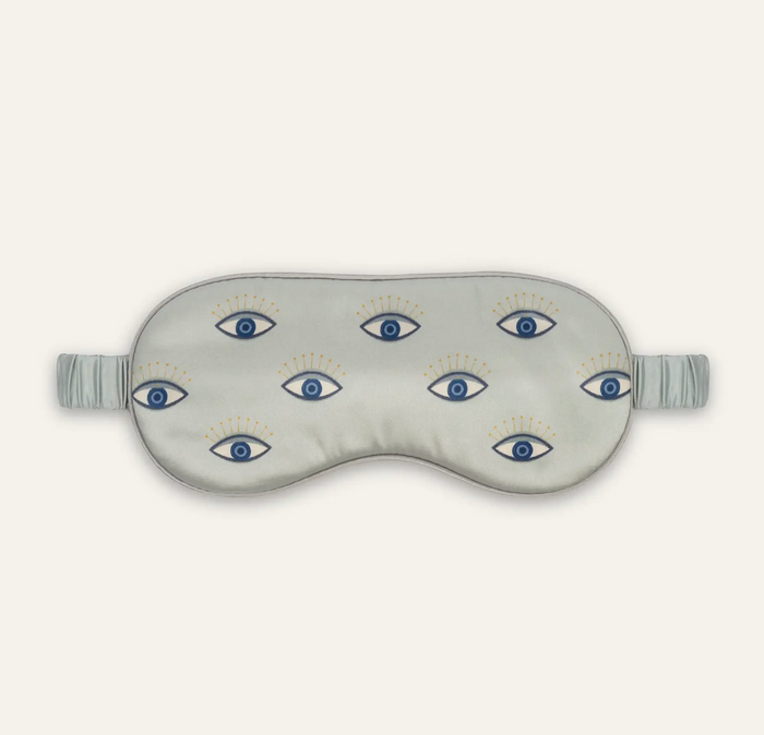 Gray Multi Eye Silk Mask