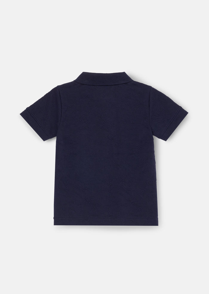 Greyson Jacquard Zip Polo