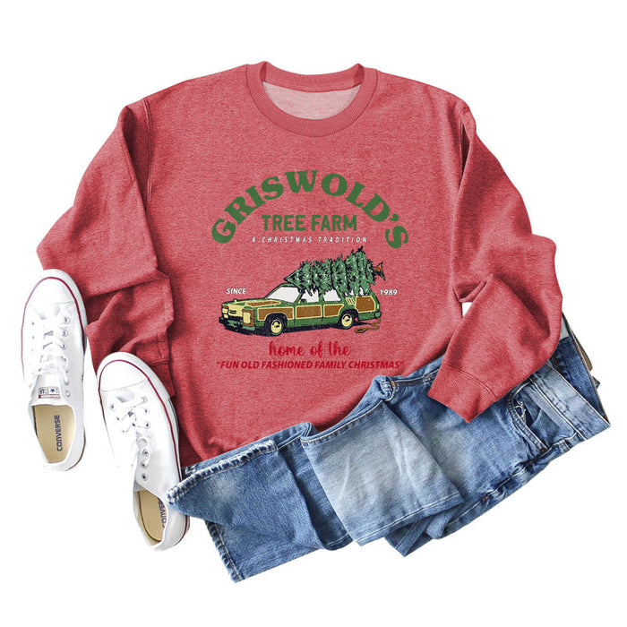 Red sweater (white color picture) / S