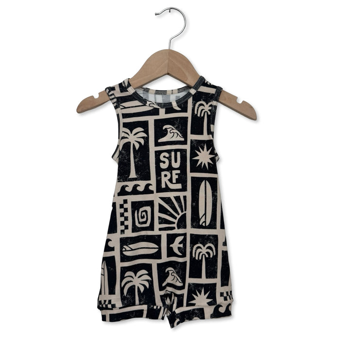 Hang Ten Sleeveless Shorty Romper Luxe Edition | Cotton Bamboo Blend