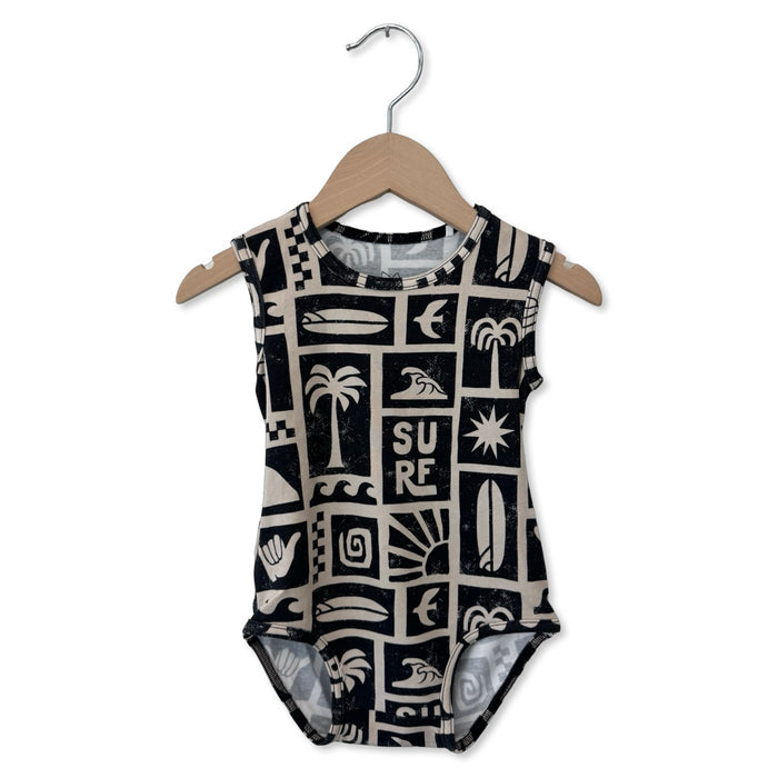 Hang Ten Sleeveless Snuggle Bug Bodysuit