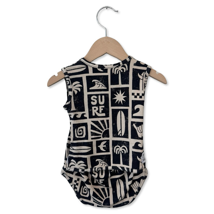 Hang Ten Sleeveless Snuggle Bug Bodysuit