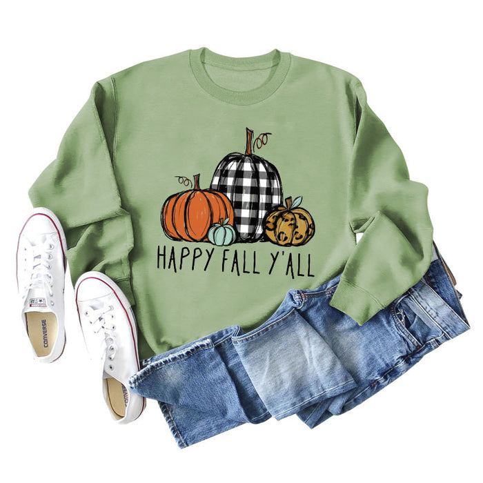 Olive green sweater (black word color picture) / S