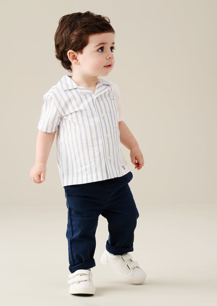 Harrison Washed Navy Slim Fit Chino