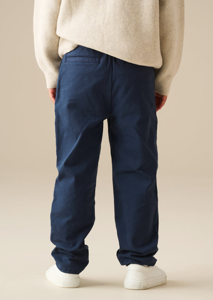 Harrison Washed Navy Slim Fit Chino