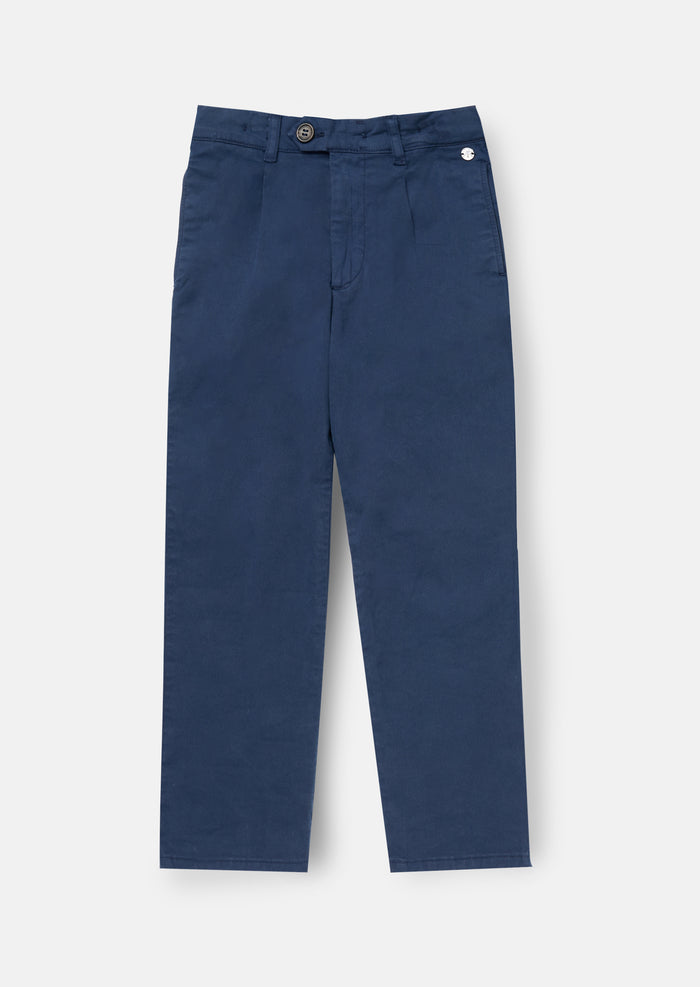 Harrison Washed Navy Slim Fit Chino